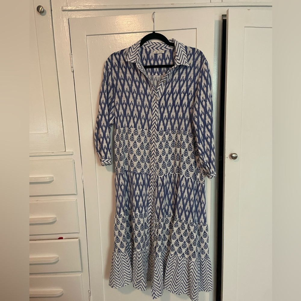 Be Boho button up summer flowy dress